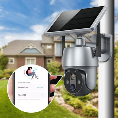 CAMARA DE VIGILANCIA SOLAR DE 360 GRADOS CON VISIÓN NOCTURNA A TODO COLOR 1080p